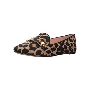 Kate Spade Leopard Hair Calf Loafers.
